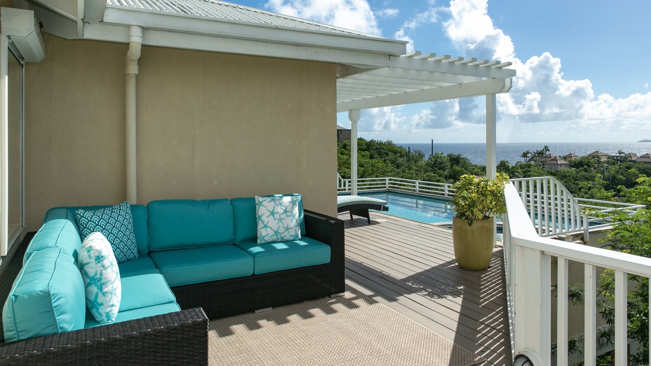 Photo of Patio Balcony in Estate Chocolate Hole and Great Cruz Bay