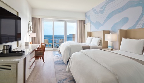 Room, 2 Queen Beds, Balcony, Ocean View (Mobility Accessible, Tub)