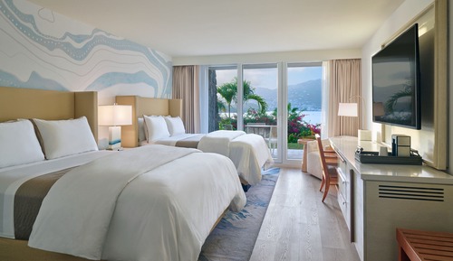 Room, 2 Queen Beds, Terrace, Ocean View