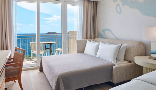 Room, 1 King Bed with Sofa bed, Terrace, Ocean View