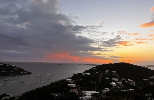 Estate Bethany Villa | Amazing Ocean views from Blue Oasis villa at upper deck Villas Great Cruz Bay