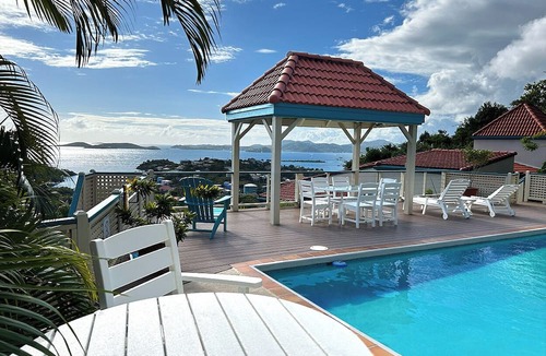 Estate Enighed Condo | Charming Condo with Breathtaking Ocean Views, Stunning Sunsets, and a Touch of Romance!