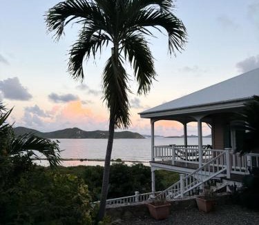 Estate Saint Quaco and Zimmerman Villa | BLUE PEARL VILLA in St John USVI - breathtaking ocean views, private pool, backup power, air conditioning, gated