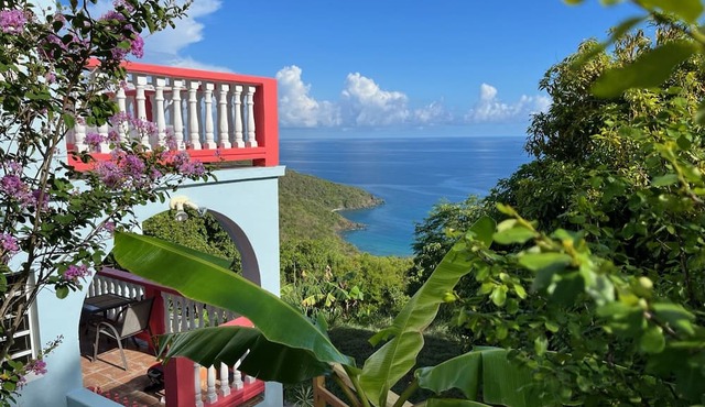 Tranquil Two Bedroom Retreat with Ocean Views! Family Friendly.