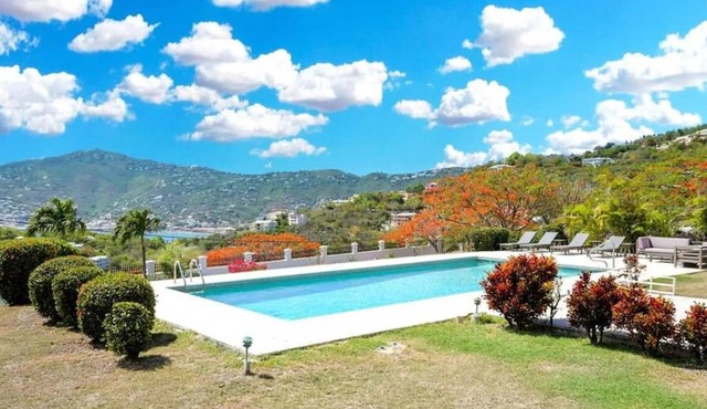 Luxury 4BR Villa with Pool & Harbor Views in St. Thomas