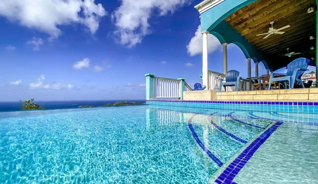 Incredible 3 BR Villa with Fabulous 160º Views of Charlotte Amalie Harbor! in St. Thomas