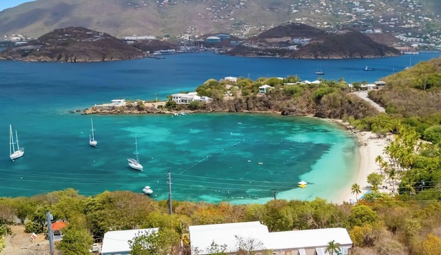 Expansive Water Island Home with phenomenal views & 5 minute walk to the Beach! in St Thomas